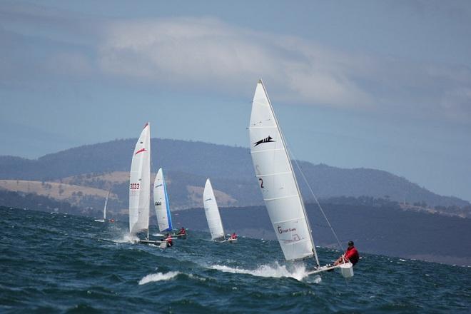 Skipper Bruce Rose - 2015 Paper Tiger Catamaran Nationals © Travis Woods